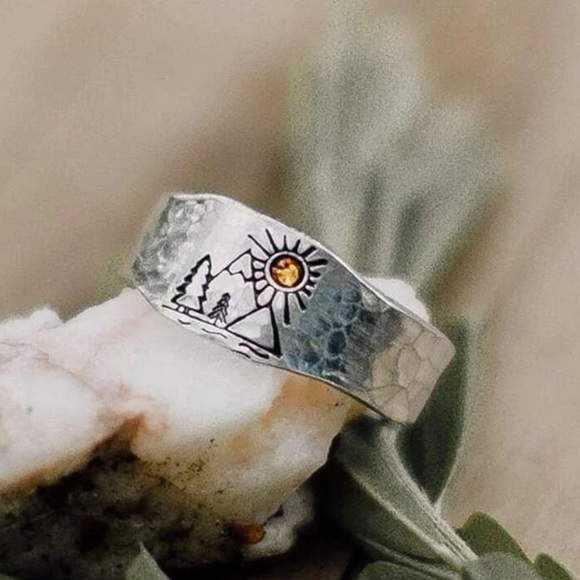 Mountains, Trees and Sun Ring - Picture 3 of 7